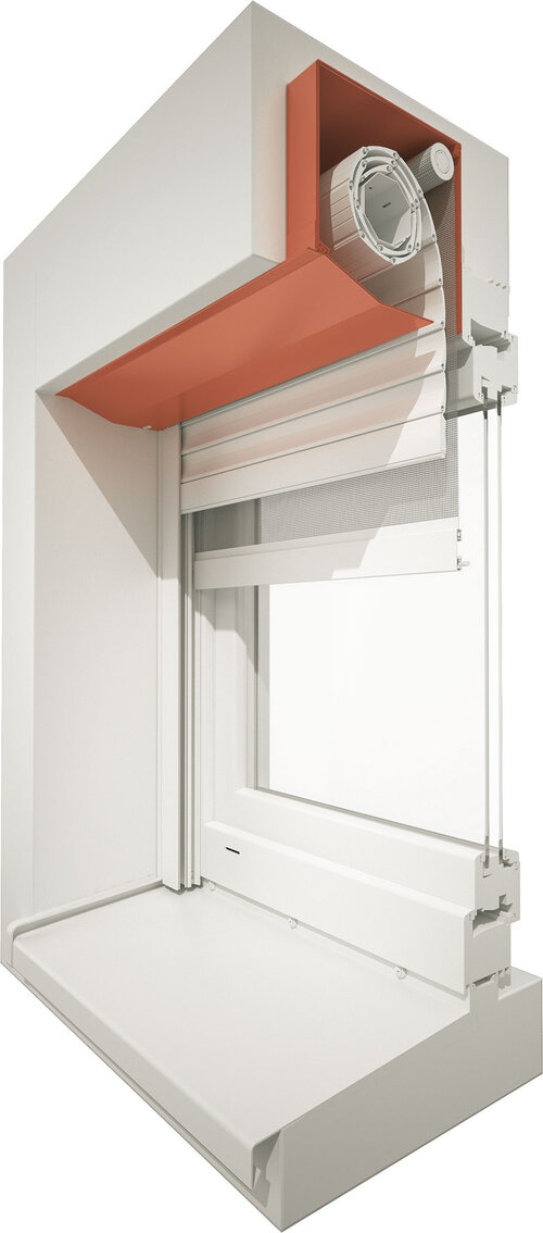 Einputzrollläden stranggepresst, Putzträger 20°/Putzträger 90° ( A9, MY 442)