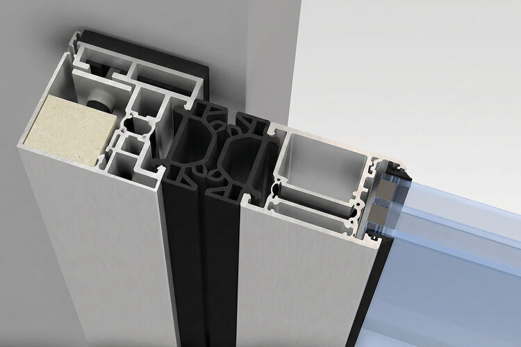 Montage in der Laibung