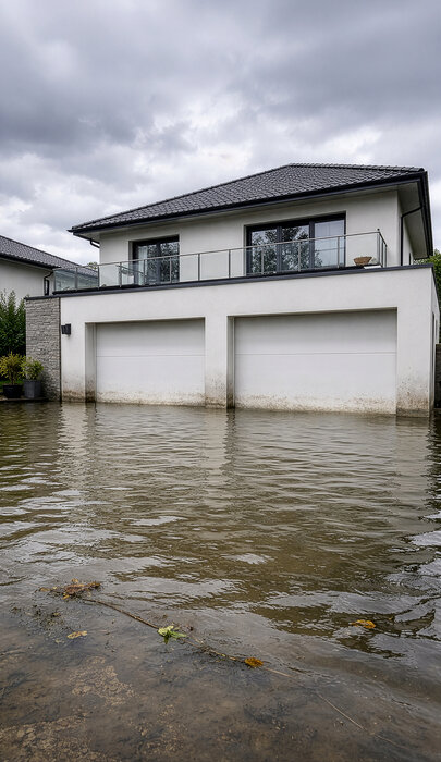 Hochwasserschutz - Schwingtor E (Einbau hinter der Öffnung)
