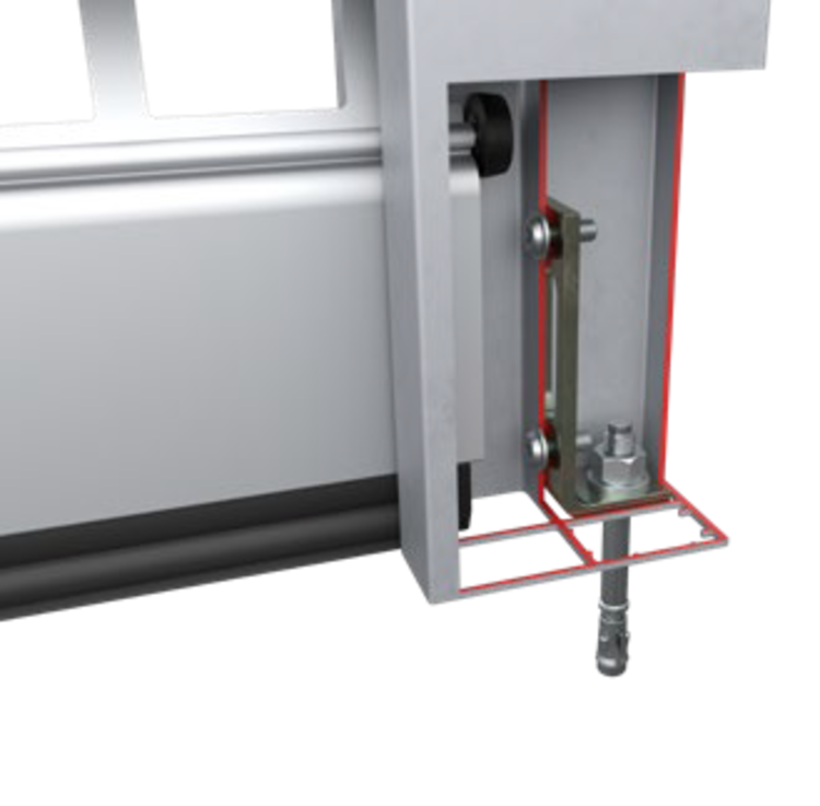 Freitragende Konstruktion FTK am Boden
