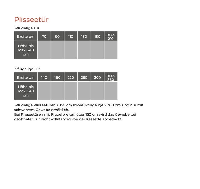 Insektenschutz-Plisseetür