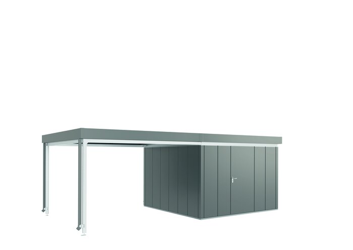 Basic PRO Gerätehaus Flachdach mit Lounge BFDV 6 (2.100) 