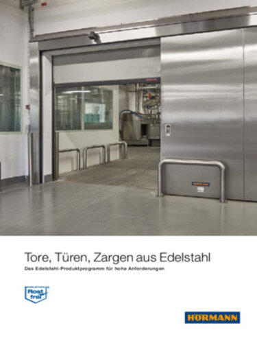 Tore Tueren und Zargen aus Edelstahl