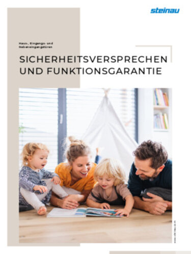 Flyer Sicherheitsversprechen Funktionsgarantie