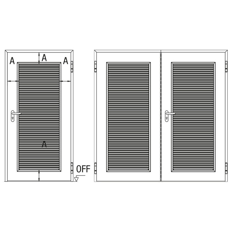 Lüftungsgitter Größe nach Wahl
