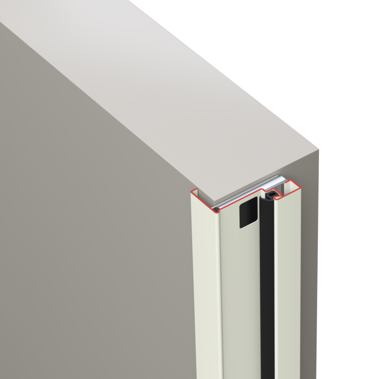 Eckzarge mit Diagonalbefestigung A Typ 1