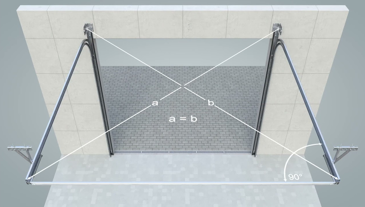 Montage Industrie-Sektionaltor BR60 N-Beschlag