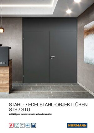 Stahl- und Edelstahlobjekttueren STS STU