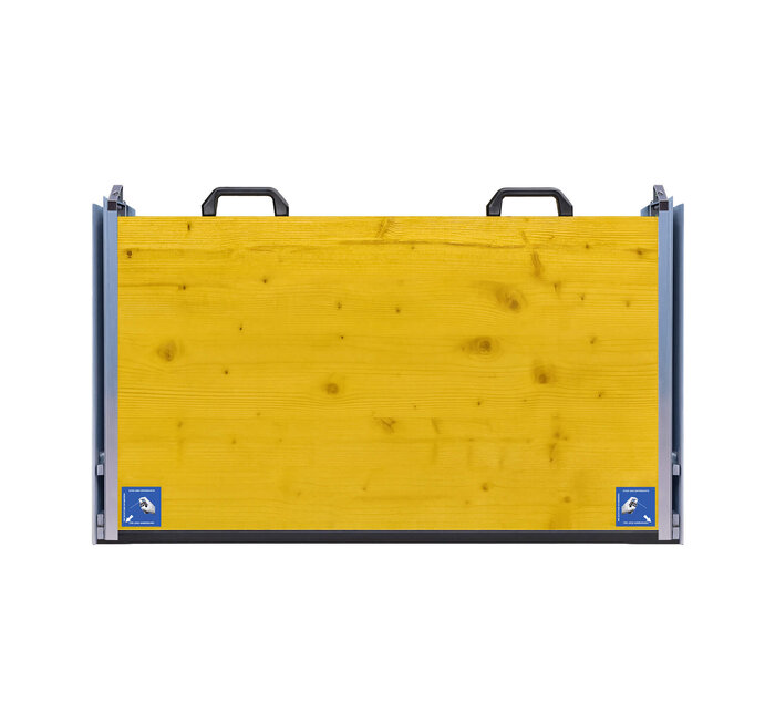 Wasserschutzwand aus Holz (Montage in der Öffnung, 1.500 mm)