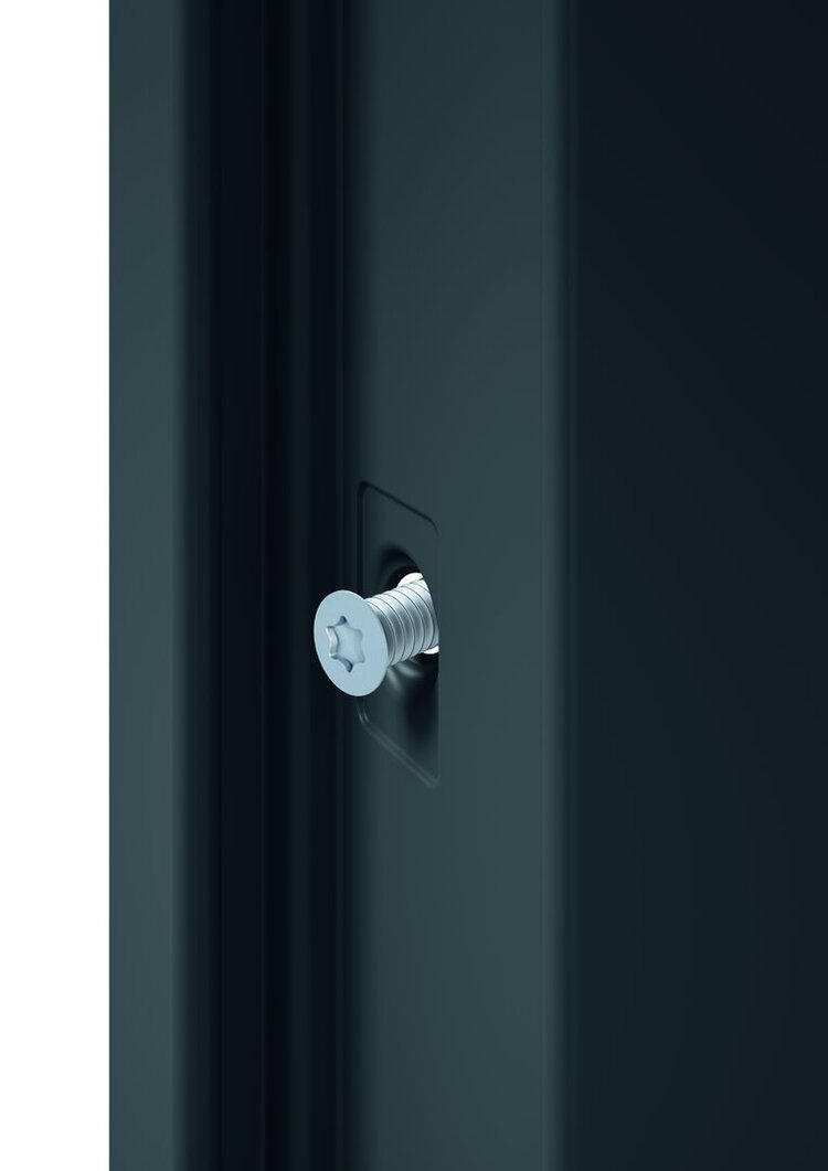 Standardmontage durch Diagonalbefestigung