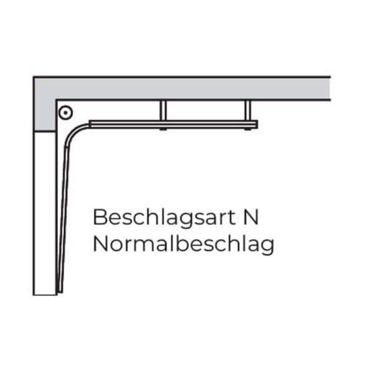 Beschlagsart N Normalbeschlag