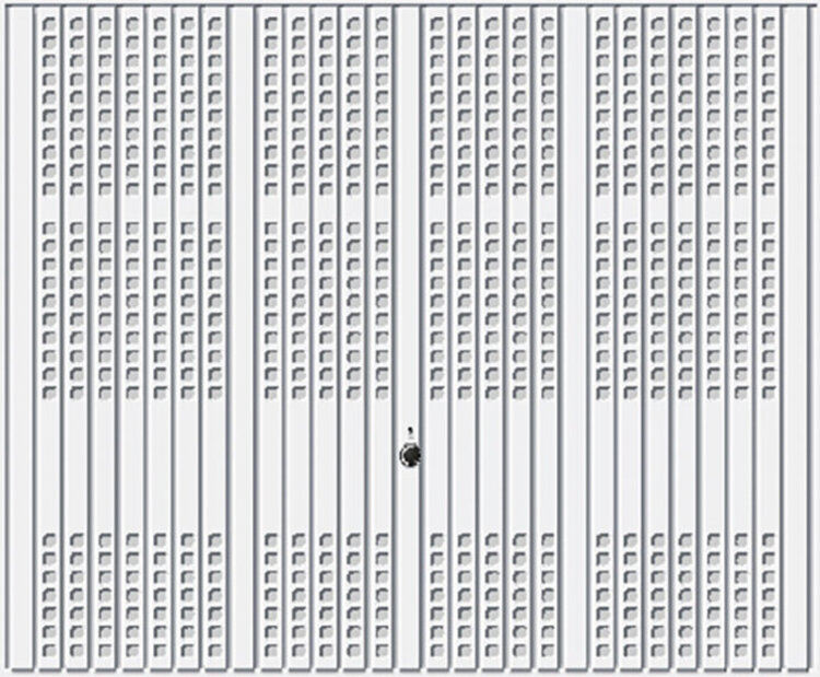 Motiv 914, Schwingtor, RAL 9016 Verkehrsweiß