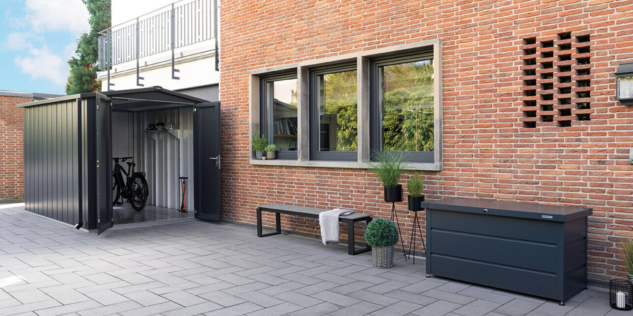 Basic Gerätehäuser mit Satteldach