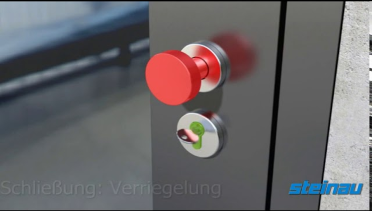 Panikfunktion E mit einseitigem Drücker, Wechselfunktion