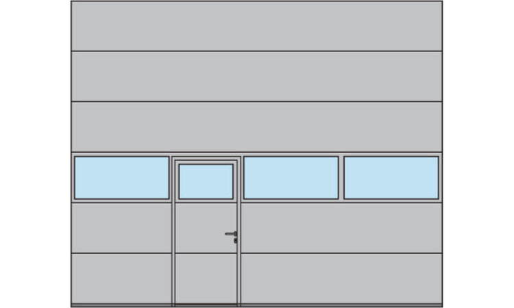 Torbreite über 5.500 mm<br /> (Beispiel 7.000 × 4.500 mm)