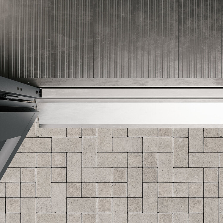 Bodenrampe außen (für 1- und 2-flügelige Türen)