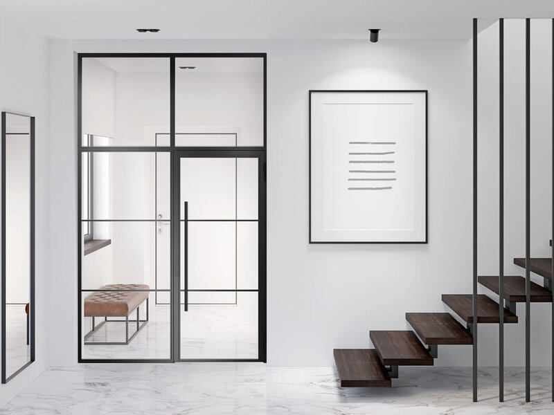 Modern GANZGLASTÜREN