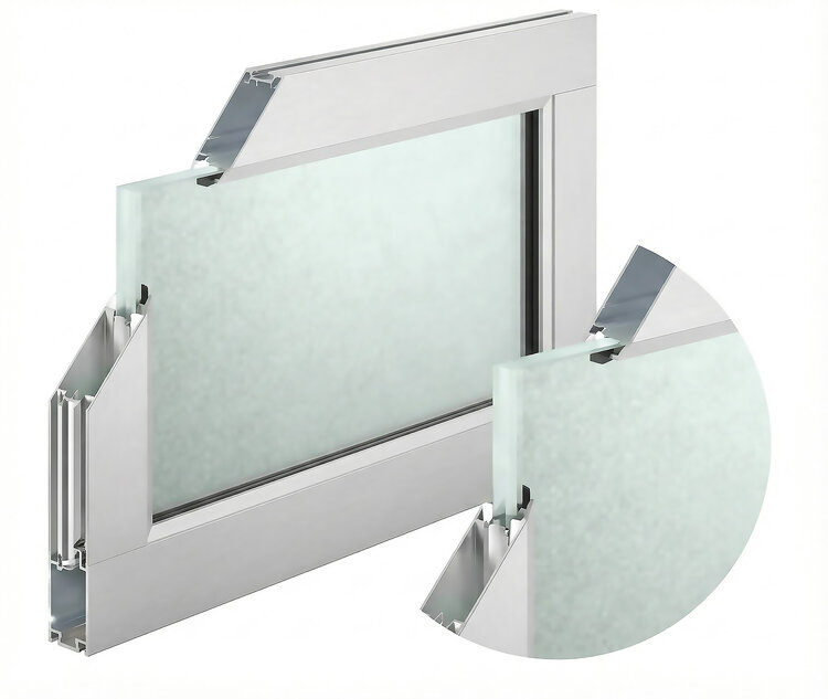 Aluminium-Stucco-Füllung (Standard)