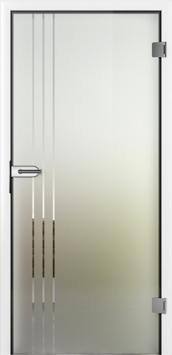 Linie+ SignumSatin 85 Sandstrahlung Motiv klar