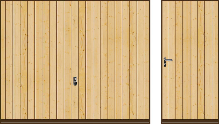 Schwingtore Massivholz