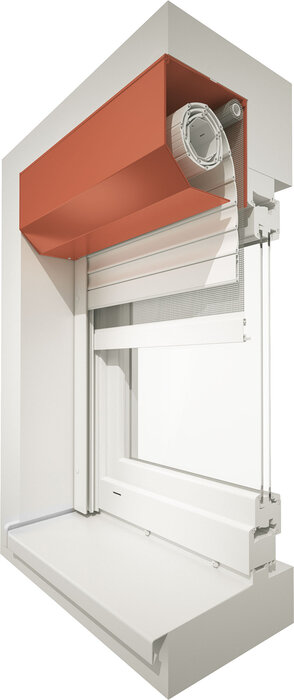 Vorbaurollladen rollgeformt, 20°/45°/90° (A9, MY 442)