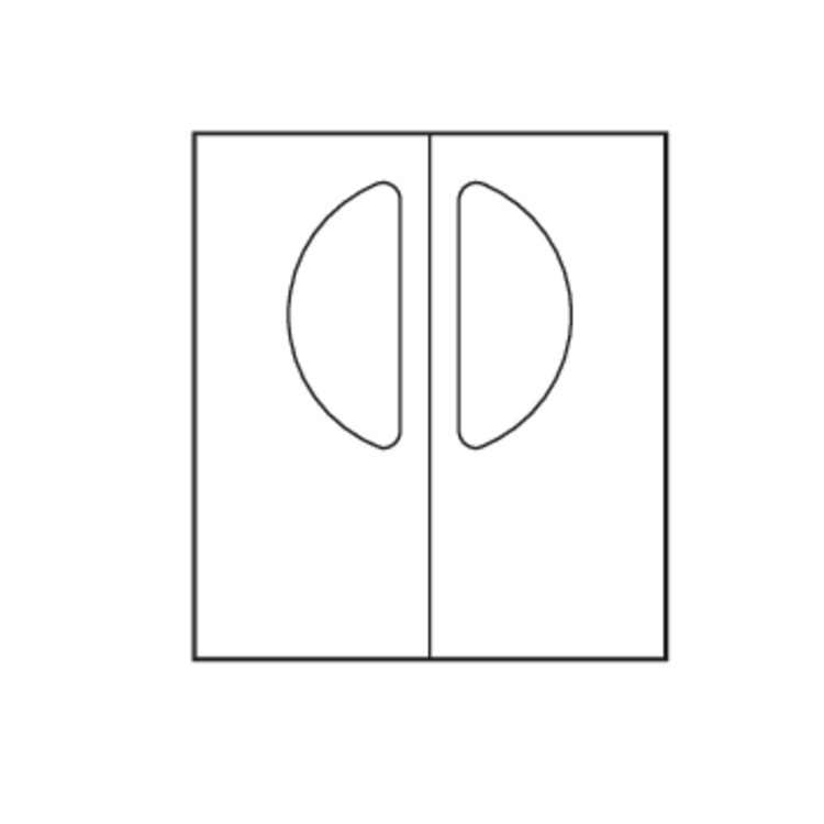 Halbkreisförmig (nur PE)