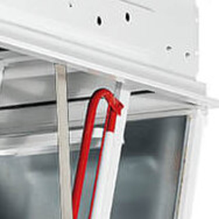 Obere Trittstufe im Treppenkasten