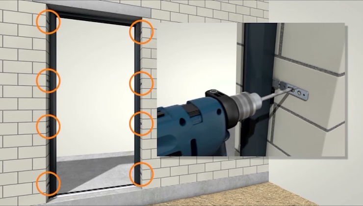 Montage Stahl-Haustür NTS