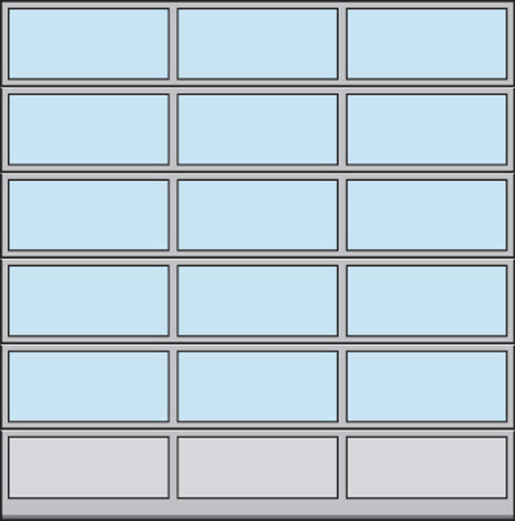 Torbreite bis 4.500 mm<br>(Beispiel 4.500 × 4.500 mm)