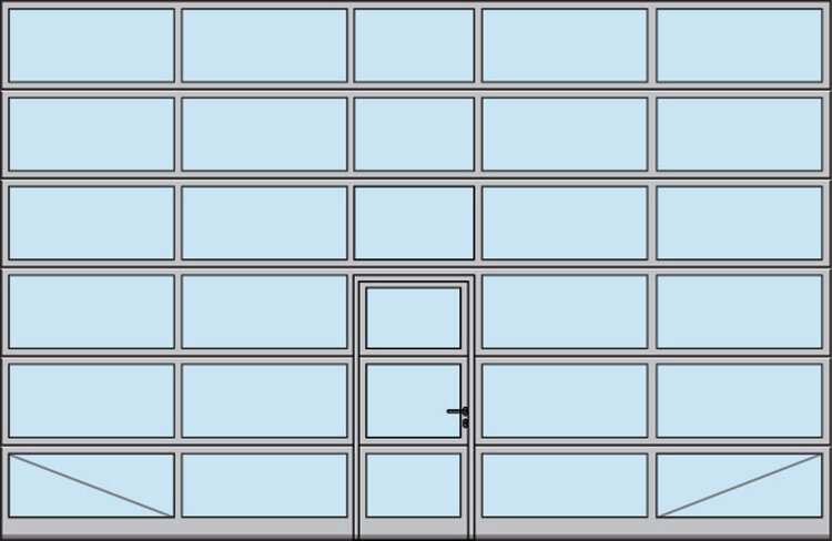Torbreite über 5.500 mm<br />(Beispiel 7.000 × 4.500 mm)