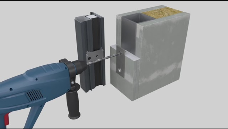 Rohrrahmenmontage - Schweißmontage Ständerwand
